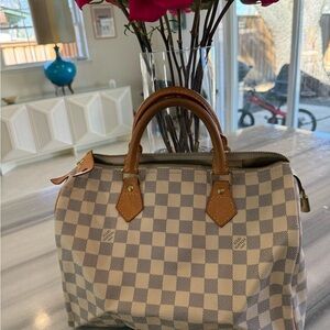 Louis Vuitton Speedy 30 in Damier Azure